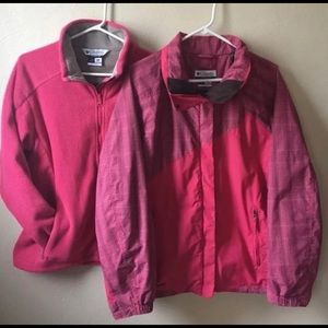 Women’s XL 3-in-1 Columbia winter ski coat jacket
